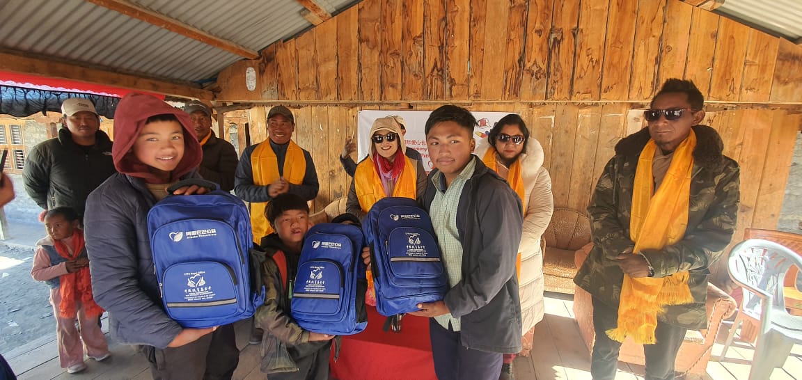  Education and Health Kit Distribution to the COVID 19 affected Childern - Manang, Nepal