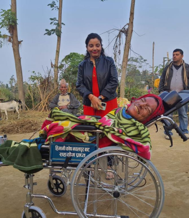 Himani Trust wheel chair Help